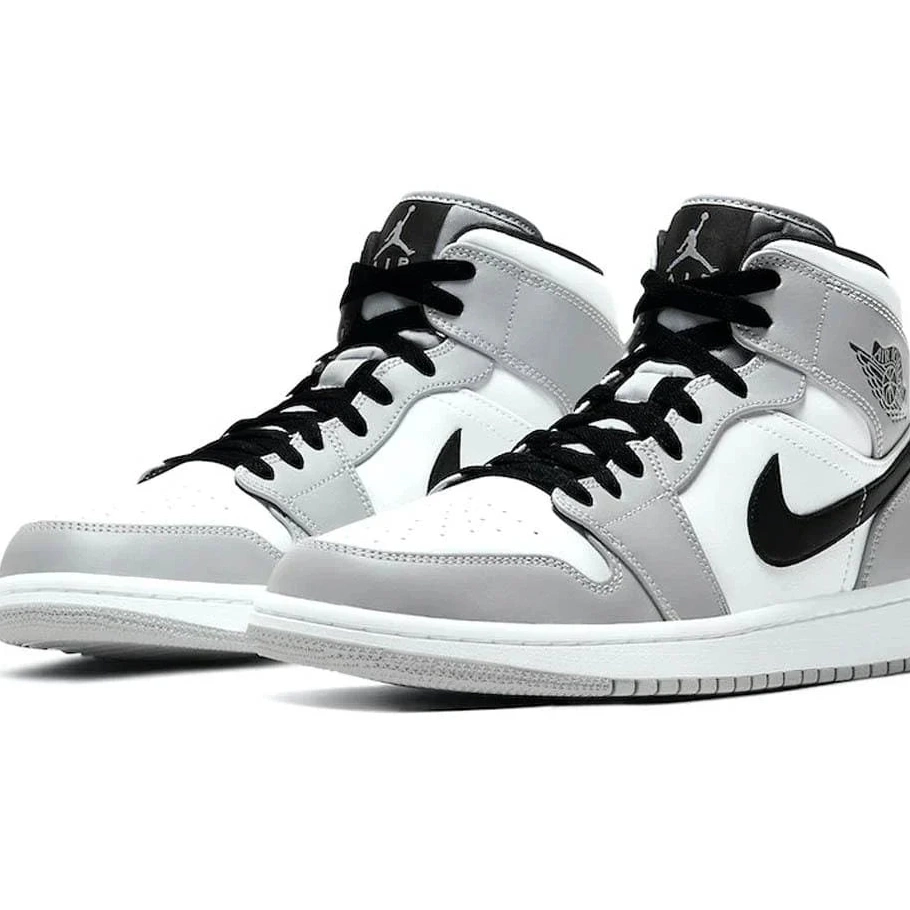 Jordan Smoke Mid 1 Grey Air 0605